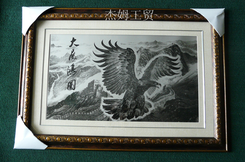 Titanium plate painting