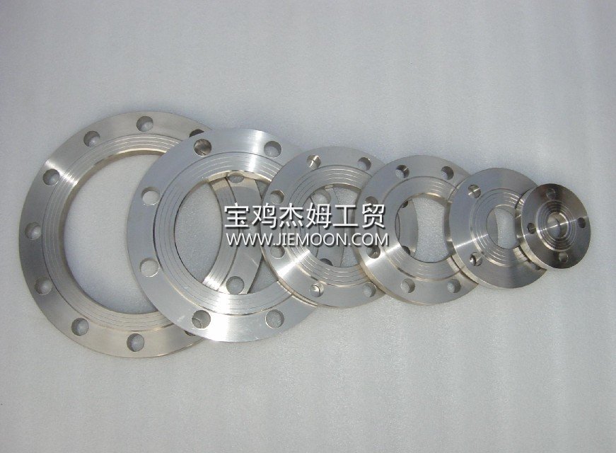 Titanium flange